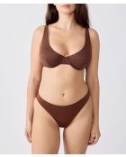 Klassieke bh met beugel en zonder schelp Helio bruin
