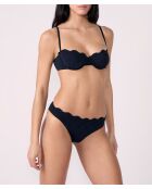 Schwarze Standard-Bikinihose Azalea