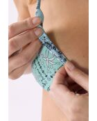 Arizonalove hemelsblauwe triangelbeha zonder beugel en zonder schelp