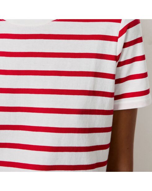 Rotes gestreiftes T-Shirt Jonita