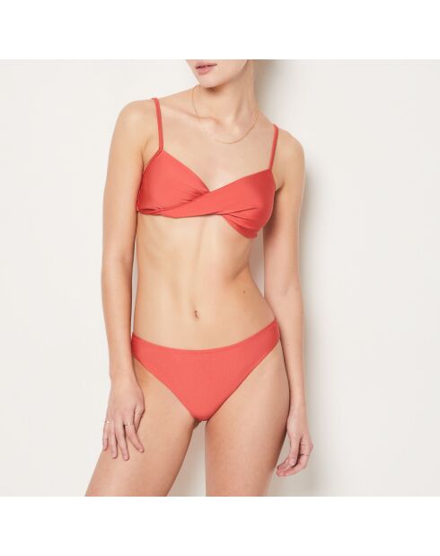 Caleta terracotta standaard bikinibroekje
