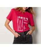 Fizz fuchsiafarbenes T-Shirt