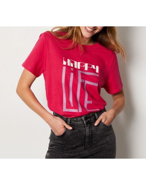 T-shirt fucsia Fizz
