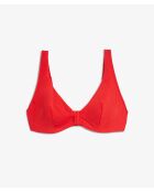 Sculpt Lyc roter Triangel-BH mit Bügel und ohne Schale