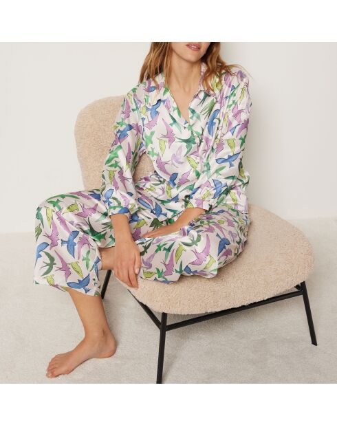 Janna broek met veelkleurige print