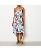 Camelia jurk met veelkleurige print