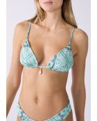 Arizonalove hemelsblauwe triangelbeha zonder beugel en zonder schelp