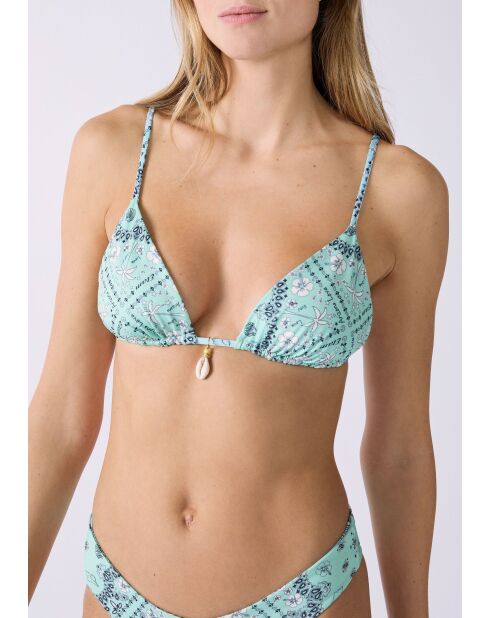 Arizonalove himmelblauer Triangel-BH ohne Bügel und ohne Schale