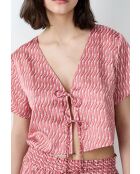 Kaila Top mit Ziegelprint