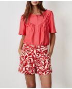 Calypso short met koraalprint