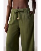 Adria b SPE kaki olijfkleurige rechte broek