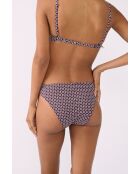 Joe Standard Bikinihose mit marineblauem Aufdruck