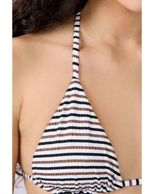 Mehrfarbiger Ajo-BH ohne Dreiecksbügel und ohne Schale