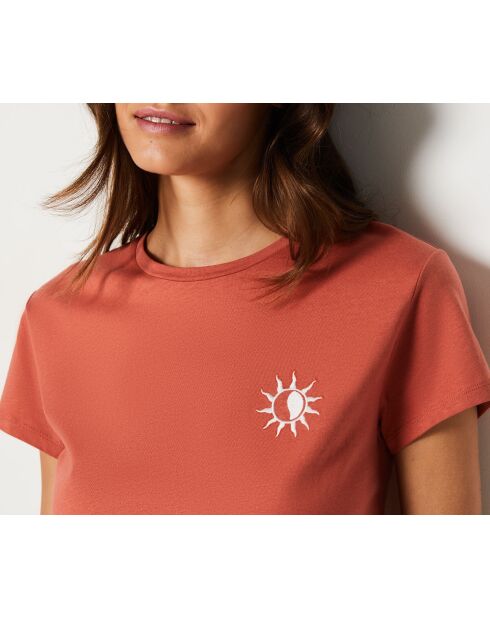 Roxi T-shirt in terracotta