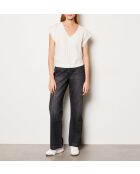 Ecru sweater van Fourtney in ecru