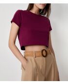 T-shirt Gargi prugna