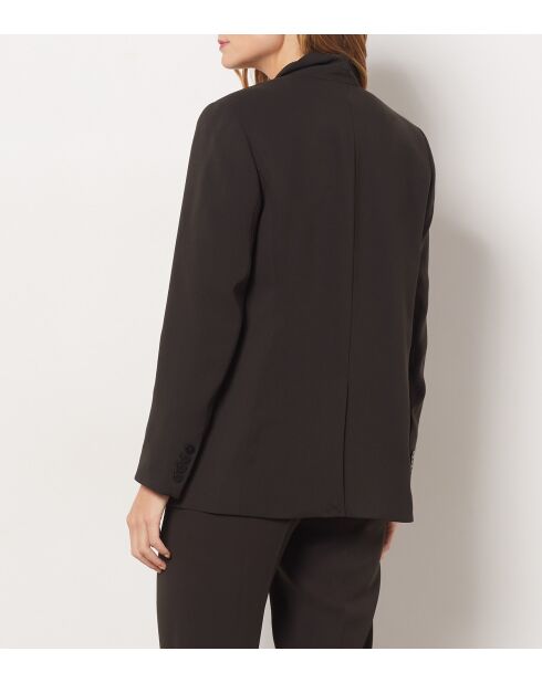 Antracietkleurige jas Robyn