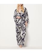 Negligee Belina con stampa in bianco e nero