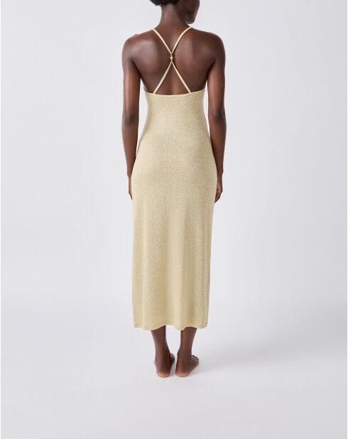 Vestido dorado Helio b