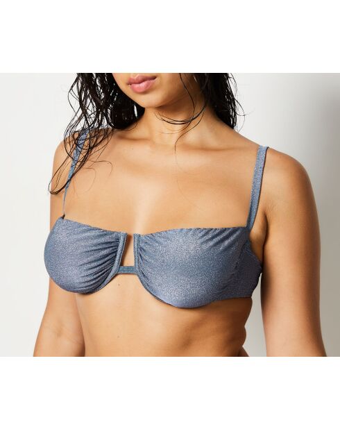 Sambaia hellgrauer klassischer BH mit Bügel und ohne Schale