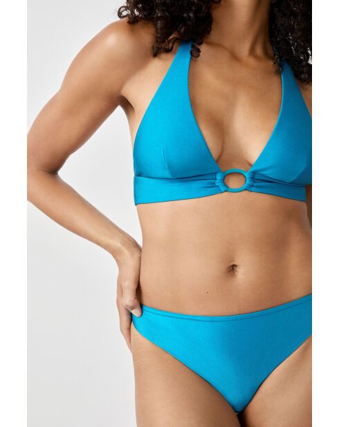 Negara blauwe triangelbeha zonder beugel en zonder schelp