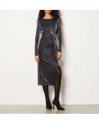 Silbernes Kleid Farfalla