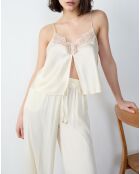 Lichtgeel hemdje met ventilator