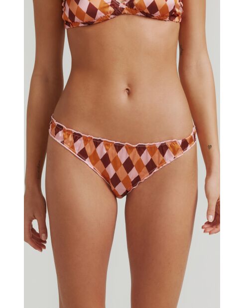 Veelkleurig harlekijn slipje