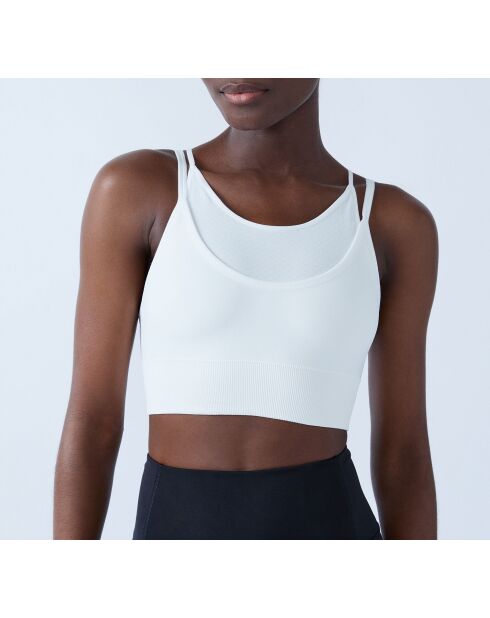 Sujetador blanco con aros Eclipses