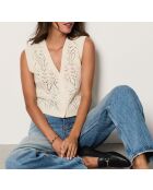 Cardigan Folio écru