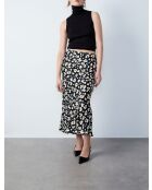 Rana rok gedrukt op een zwarte achtergrond