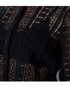 Suzane schwarzes besticktes Hemd