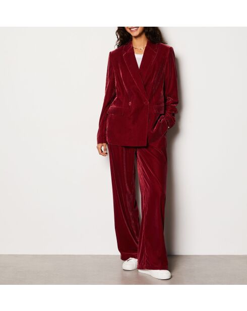 Bordeauxrode jas Meredith