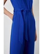 Königlicher blauer Jumpsuit Elena