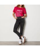 Fizz fuchsiafarbenes T-Shirt