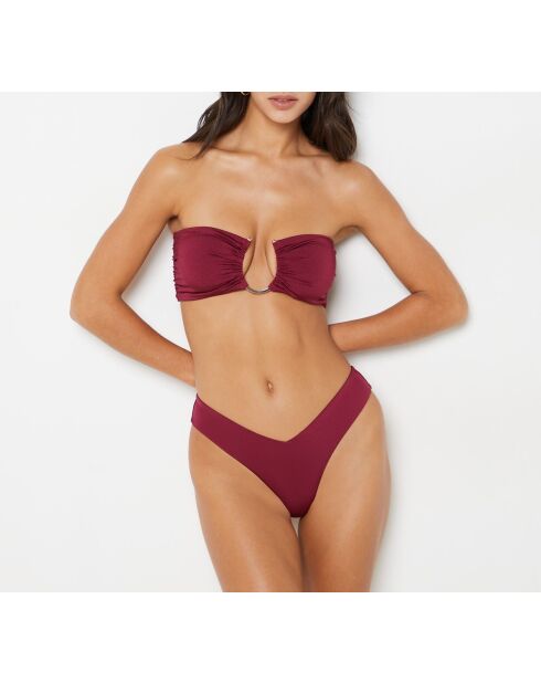 Nouba Burgundergranat ohne Bügel und ohne Schale