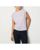 Lila T-shirt met Fidelle