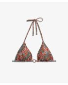 Veelkleurige Xarraca triangel-bh zonder beugel en zonder schelp