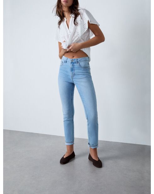 Hemelsblauwe Slim broek