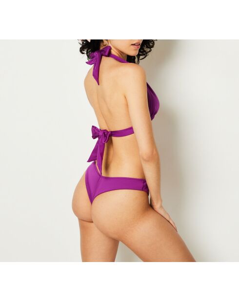 Roja Cassis brasilianische Bikinihose mit hohem Beinausschnitt