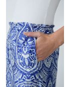 Mailan blauwgroene broek met print