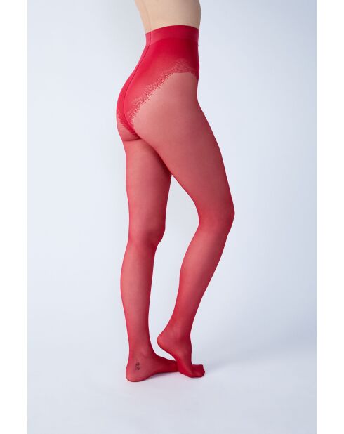 Collant Jeanne rouge