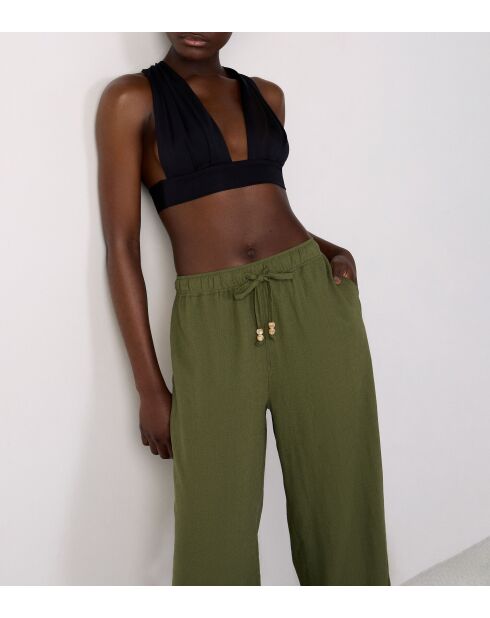 Adria b SPE kaki olijfkleurige rechte broek