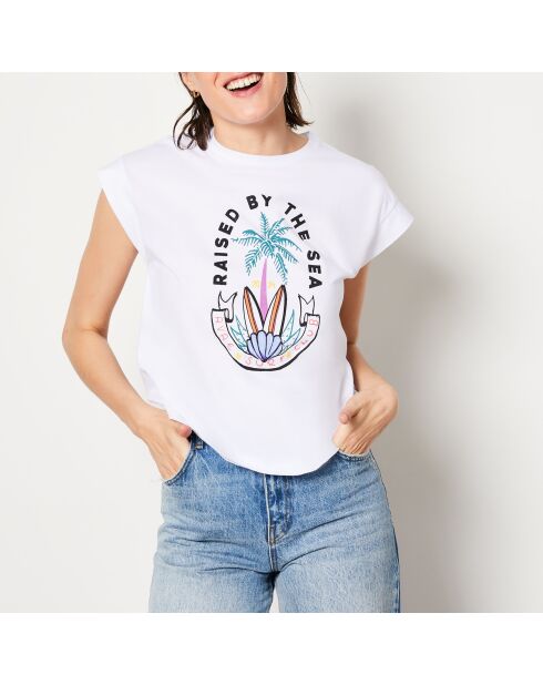 Ecru T-shirt Pivania