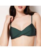 Reggiseno Caleta verde anatra senza ferretto e senza scocca