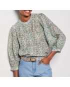 Blauwgroen overhemd met print Vaiana