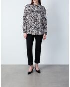 Camicia Rosie con stampa leopardata