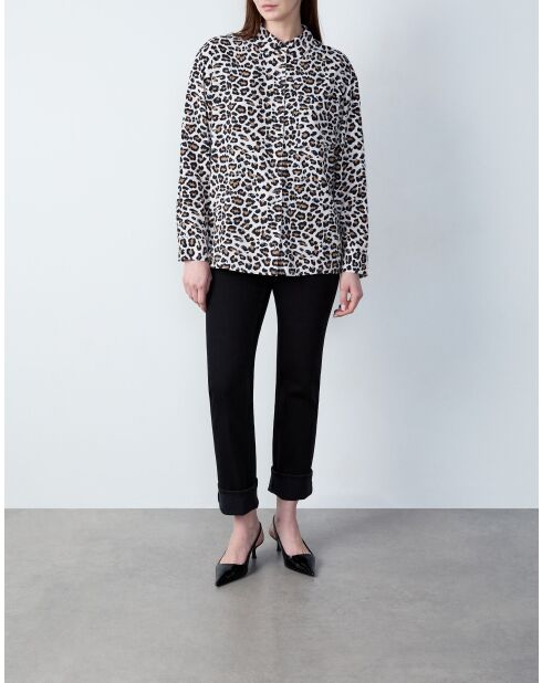 Chemise Rosie imprimée léopard