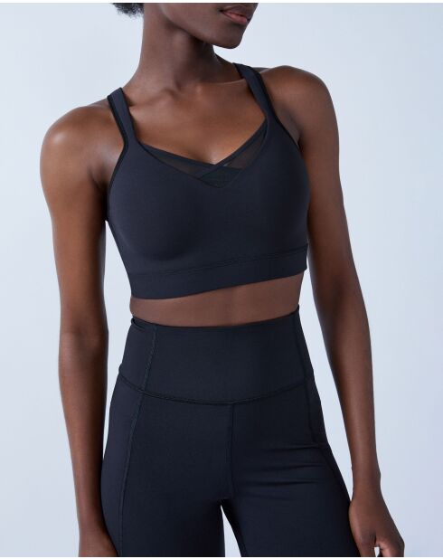 Sujetador negro con aros Moove