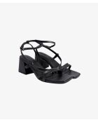 Sandalias negras Hortense
